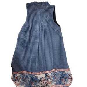 Womens Speechless Blue Paisley Sleeveless Dress Size‎ Small